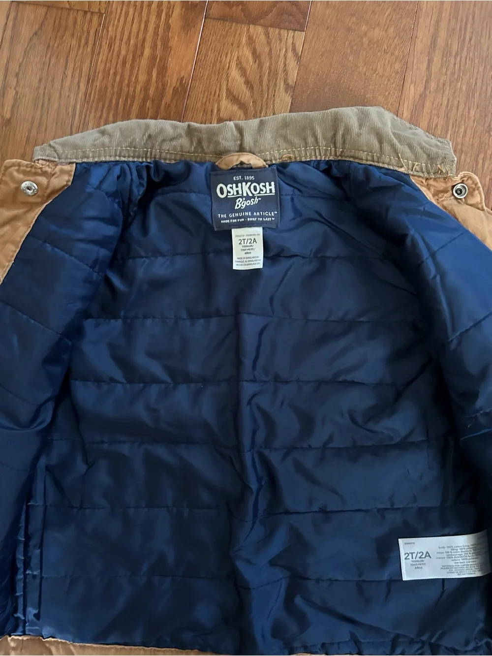 Oshkosh B’gosh Toddler Boy Canvas Utility Barn Jacket - 2T